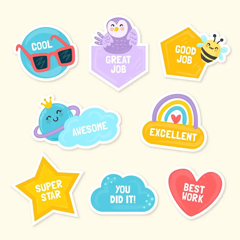 Klistermärken Klistermärken