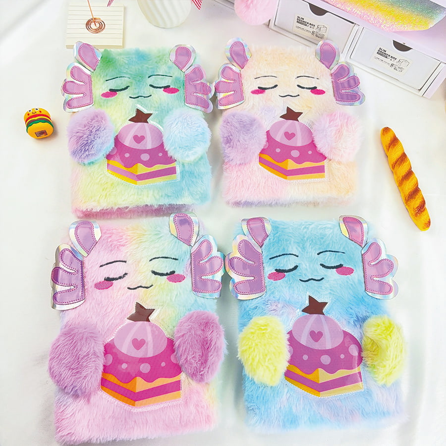 A5 Söt Monster Dagbok Plysch Notebook A5 Söt Monster Dagbok Plysch Notebook