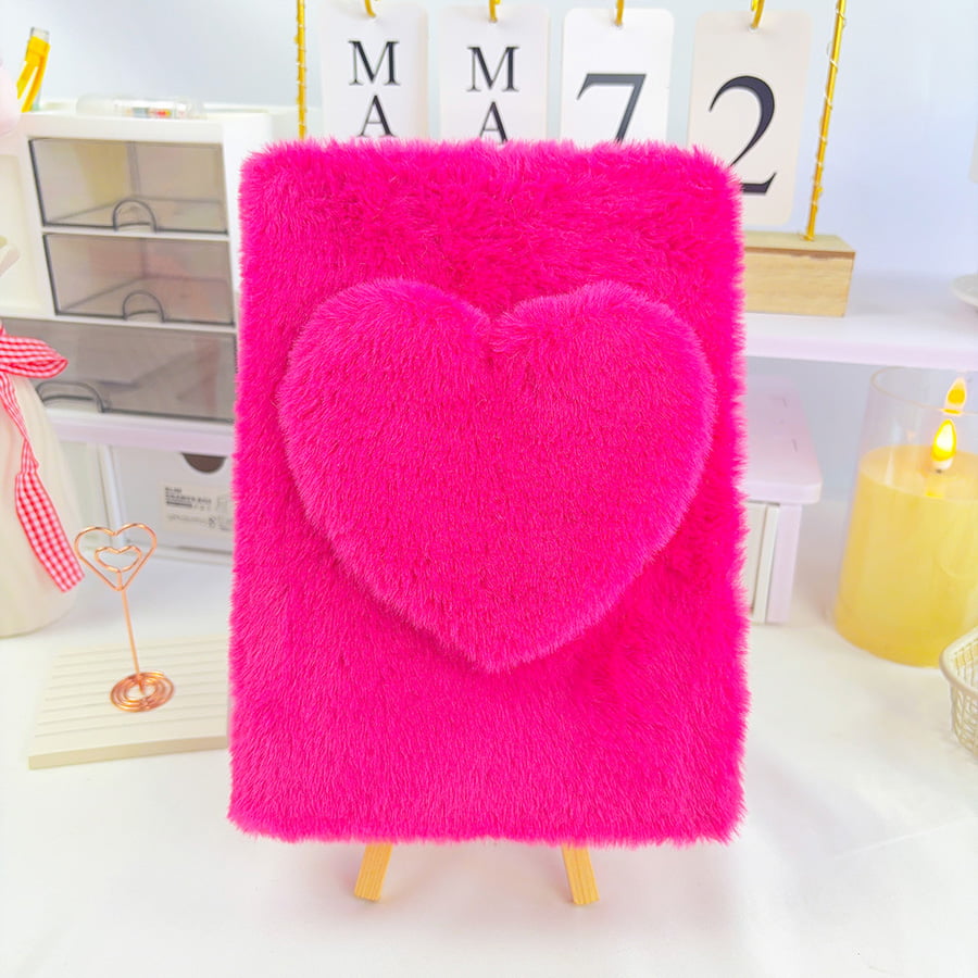 A5 söt kärleksdagbok plysch anteckningsbok