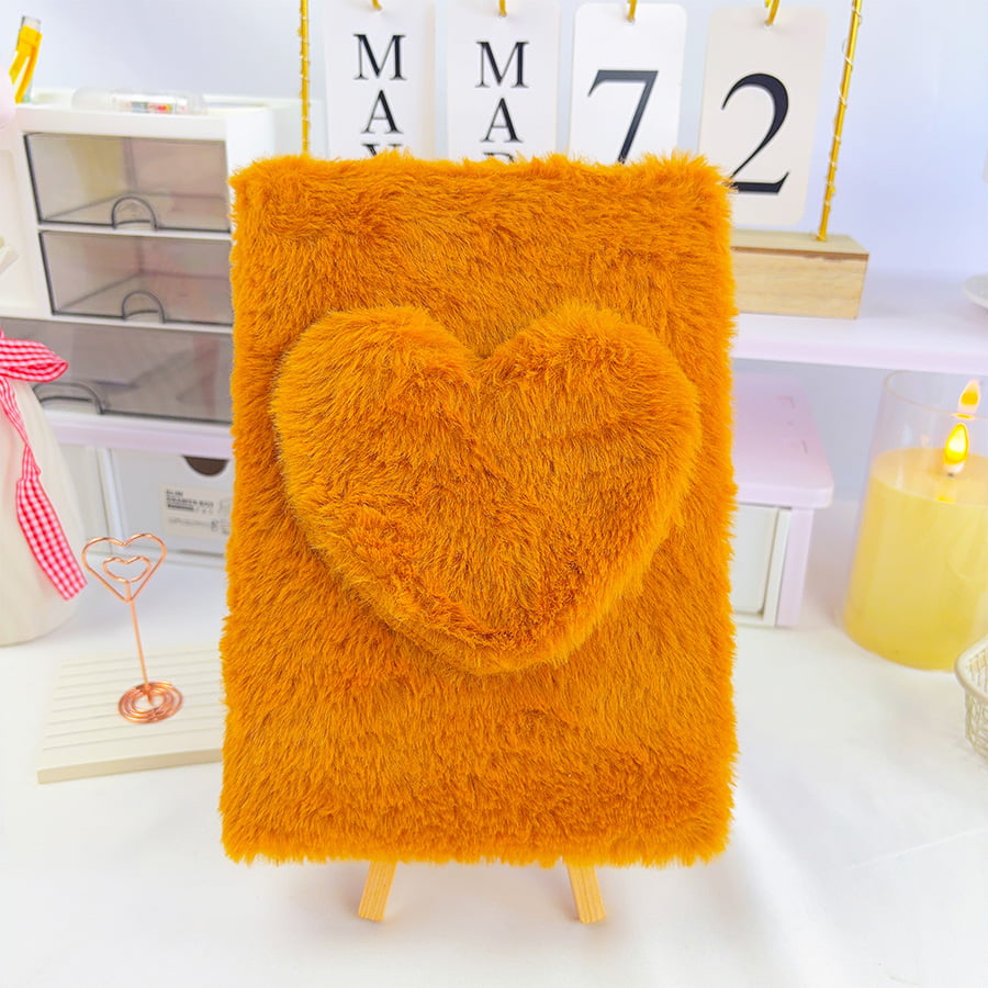 A5 söt kärleksdagbok plysch anteckningsbok